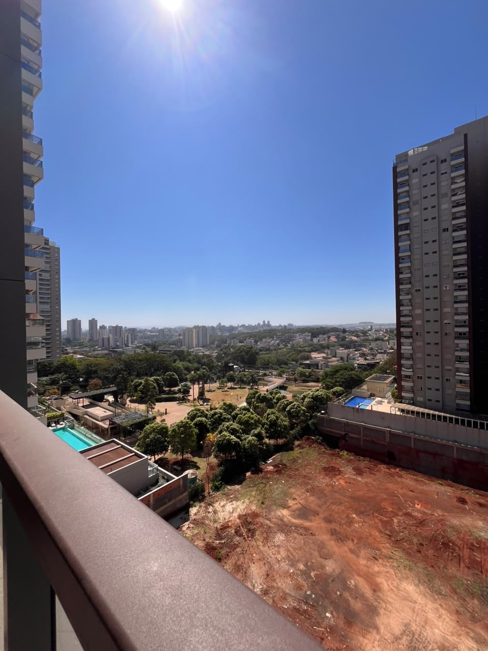 Vista da varanda do apartamento AP0437 para o Jardim Botânico em Ribeirão Preto